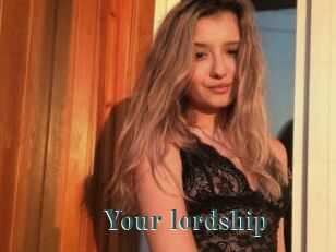 Your_lordship